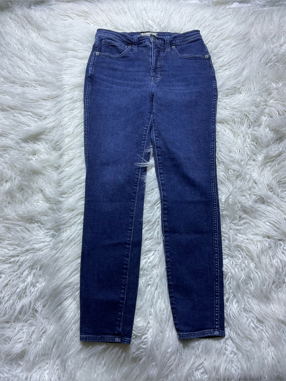Madewell 10" High-Rise Skinny Jeans in Bensley Wash